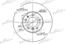 Тормозной диск PATRON PBD2687 ,