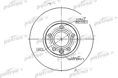 Тормозной диск PATRON PBD2810 ,