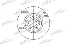 Тормозной диск PATRON PBD4046