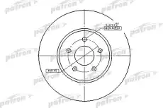 Тормозной диск PATRON PBD4147