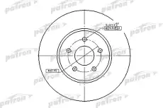 Тормозной диск PATRON PBD4147