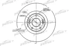 Тормозной диск PATRON PBD4179 ,