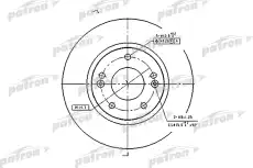 Тормозной диск PATRON PBD4291 ,