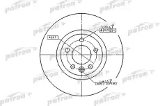 Тормозной диск PATRON PBD4309 ,