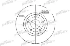 Тормозной диск PATRON PBD4385 ,