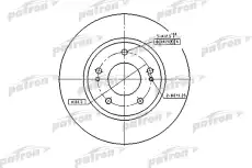 Тормозной диск PATRON PBD4494
