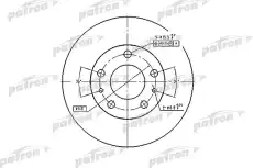 Тормозной диск PATRON PBD7219 ,