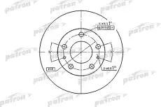 Тормозной диск PATRON PBD7219 ,