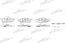 Тормозные колодки дисковые PATRON PBP1400
