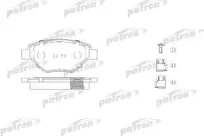 Тормозные колодки дисковые PATRON PBP1409