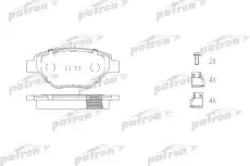 Тормозные колодки дисковые PATRON PBP1409