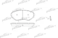 Тормозные колодки дисковые PATRON PBP1445