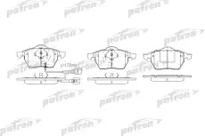 Тормозные колодки дисковые PATRON PBP1463