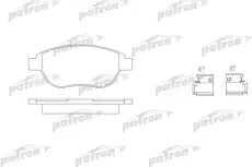 Тормозные колодки дисковые PATRON PBP1476