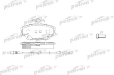 Тормозные колодки дисковые PATRON PBP845