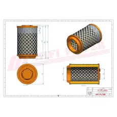 Фильтр воздушный HIFI SA17497
