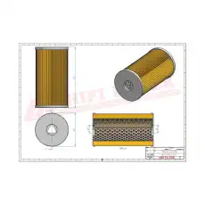 Фильтр масляный HIFI SO6028