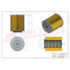Фильтр масляный HIFI SO6211