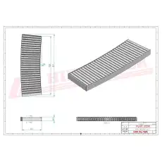 Салонный фильтр HIFI SC60152