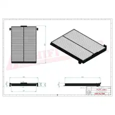 Салонный фильтр HIFI SC80114