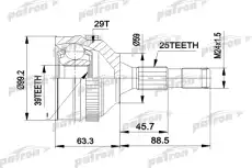 ШРУС наружный PATRON PCV1281A