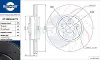Тормозной диск ROTINGER RT 20850-GL T5
