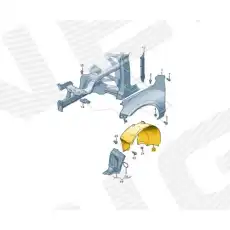 Подкрылок SIGNEDA PVG11096CR