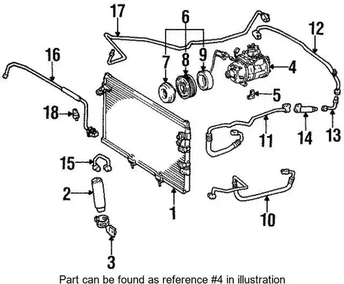 Компрессор кондиционера 8832050061 TOYOTA / LEXUS