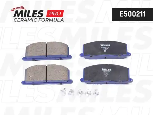 Тормозные колодки дисковые передняя ось MILES E500211