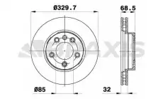 Тормозной диск BRAXIS AD1005