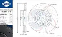 Тормозной диск ROTINGER RT 21277-GL T5