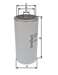 Фильтр масляный SAMPIYON CS 0210