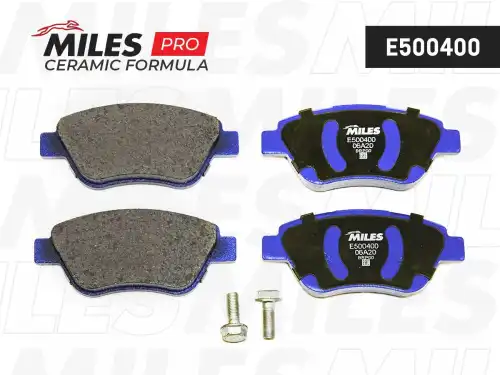 Тормозные колодки дисковые передняя ось MILES E500400