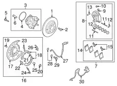 Тормозные колодки дисковые HYUNDAI / KIA 58302D2A05