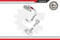 Патрубок интеркулера 24SKV878 SKV
