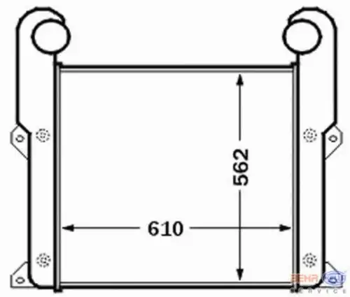 Интеркулер HELLA 8ML 376 776-671