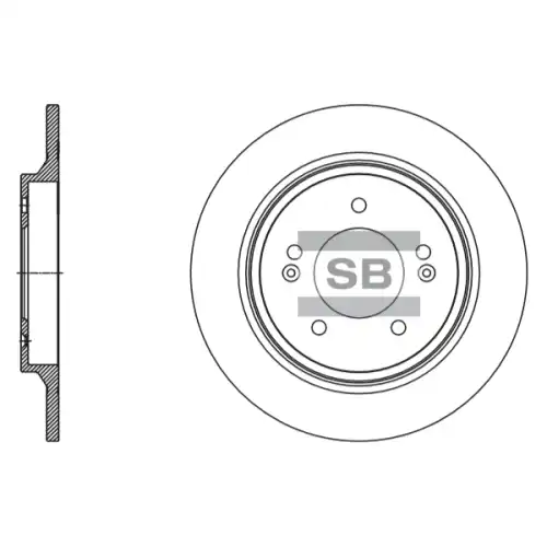 Тормозной диск SANGSIN SD1131