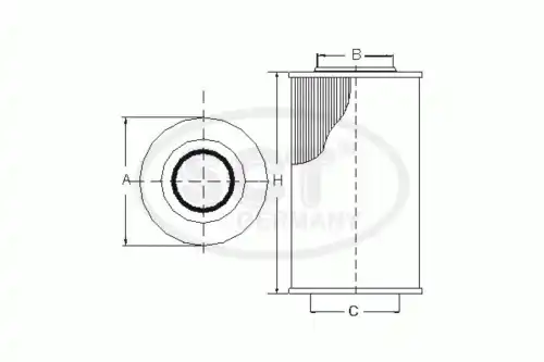 Топливный фильтр SCT SC 7043 P