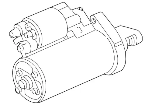 Стартер MB 005 151 66 01 87