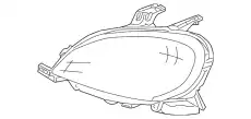 Фара MB 163 820 55 61