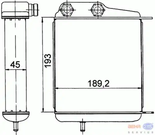 Масляный радиатор HELLA 8MO 376 778-161