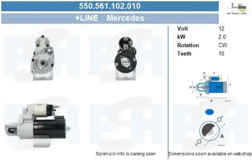 Стартер CV PSH 550.561.102.010