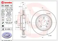 Тормозной диск BREMBO 9959010