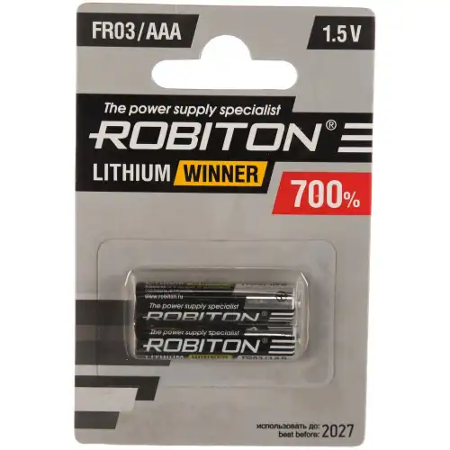 Robiton Элемент питания WINNER R-FR03-BL2 FR03 BL2 13264