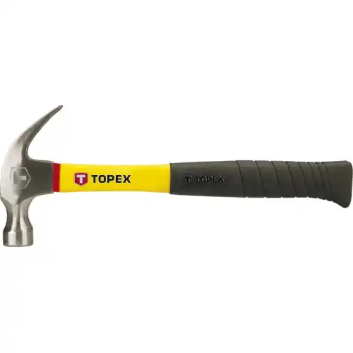 TOPEX Молоток плотничий, 450 г, стекловолокно 02A704