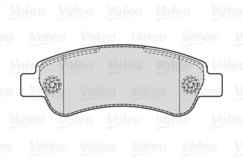 Тормозные колодки дисковые VALEO 670892
