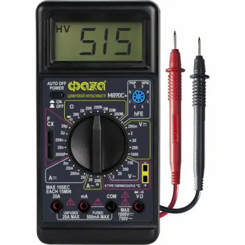 ФАZА Мультиметр цифровой M890C+ 5008816
