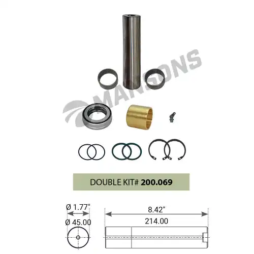 KING PIN REPAIR KIT 200.069.00 MANSONS