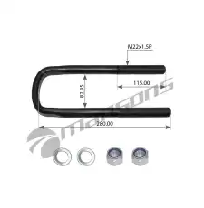 U BOLT ASSEMBLY 200.179 MANSONS