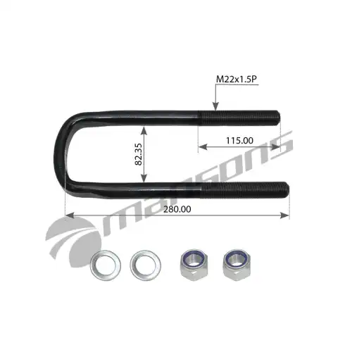 U BOLT ASSEMBLY 200.179 MANSONS